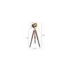 George Gold Metal Shade Floor Lamp