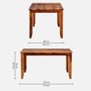 Wolfgang 6 Seater Dining Set In Walnut Finish