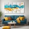 The Castle Decor Nature Art Wall Painting Wooden Framed 27x48 Inch (Style 16)