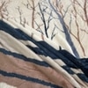 Luna Multicolor Abstract Wool Single Bed Blanket 350 Gsm
