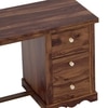Gellar Sheesham Wood Study Computer Table In Natural Teak Finish