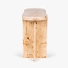 Nouve Engineered Wood Console Table in Beige Colour