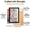 The Castle Decor Quirky Giraffe Toilet Reading Newspaper Wall Art 8x12 Inch