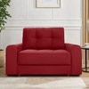 Calliro  Pull Out Sofa cum Bed  in Maroon Colour