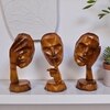 VEDAS Polyresin  Figurine in Brown Colour