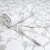 White Floral 4 Pcs Comforter Set With Queen Size Bedsheet With 2 Pillow Covers