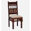 Eenakshi Dining Chair Set Of 2 In Honey Finish