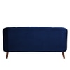 Nilo Velvet 3 Seater Sofa in Navy Blue Colour