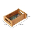 Decorative Tray Tray For Gifting Floral Design Rectangle Tray Pine Wood Tray Tray For Kitchen Organizer (1 Piece)
