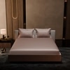 Stoa Paris 300TC UltrSatin Double Bedsheet Set Satin Double Cha Champagne