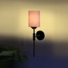 Devansh Metal Electric Wall Light in Black Colour with Grey Shade Count of 1 Light
