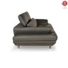 Orlando 3 Seater Leatherette Sole in Slate Grey Colour