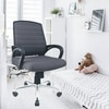 Smart Ergonomic Chair With Breathable Grey Mesh Fabric