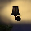 Devansh Gold Wall Mounted Lamp With Black Cotton Shade