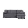 Doozy 3 Sofa cum Bed with Storage in Grey Colour