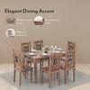 Bunai Solid Wood Dining Chair Set Of 2 In Teak Finish