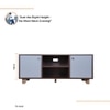 Enigneed Wood 55 Inch TV Unit in Columbian Walnut Finish