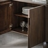 Isis Solid Mango Wood Sideboard with 4 Door in Dark Finish