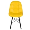 Beautiful Leatherette Dining Chair in Yellow Colour