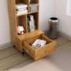 Hexa Engineered Wood Bookshelf Multipurpose Storage Rack in Giant Wood