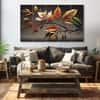 The Castle Decor Beautiful Flower Abstract Wall Art Set of 5 27x48 Inch