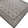 Jaipur Rugs Soft Geometric With Greek Key Border Wool 8x10 Feet Dhurrie Carpet Style 2