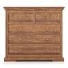 Tuscany Solid Wood Chest of 5 Drawers in Natural Teak Finish