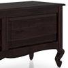 Bunai Solid Wood Free Standing Bar Cabinet In Teak Finish