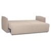 Vantella 3 Seater Fold Out Sofa Cum Bed In Cream Colour