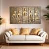 The Castle Decor Lord Buddha Meditation Wall Art Framed Painting 27x48 Inch (Style 24)