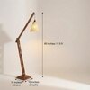 Fisher Beige Jute Floor Lamp with Beige Jute Base