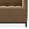 Florence Luxe 2 Seater Fabric Sofa in Fawn Velvet Colour