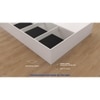 Timber Engineered Wood Queen  Size Bed With Box Storage (Walnut Finish)