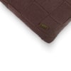 Square Check Nutmeg Decorative Cushion Cover 16 x 16 Inches