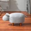 Whiskers Collection Bunny Rabbit Pouf Seating For Kids Room Blue Set Of 2