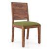 Oribi Solid Wood Dining Chair Set Of 2 In Teak Finish