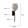 Devansh Metal Electric Wall Light in Black Colour with Multi Shade Count of 1 Light