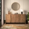 Koro Solid Wood Sideboard In Amber Walnut Finish