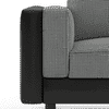 Nolan 3 Seater Fabric Sofa (Puppy Tooth)