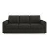 Apollo Compact 3 Seater Fabric Sofa in Graphite Grey Colour