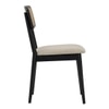 Scandinavian Arlo Dining Chair Black Matte Finish