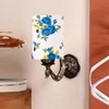 Devansh Metal Electric Wall Light in Antique Gold Colour with Multi Shade Count of 1 Light