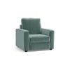 Apollo Sofa Set (Colour : Dusty Turquoise Velvet, Cushion : Soft, Back Type : High Back, Seater : 3+1+1)