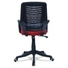 Diicea Mid Back Ergonomic Chair in Red Colour