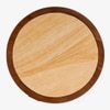 Lusso Solid Wood Side Table in Brown Colour