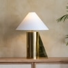 Helia Gold Handcrafted Tall Table Lamp