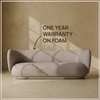 Plushprestige Wood 3 Seater With Upholstery Non Storage Sofa In Grey Colour