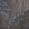Modern Geometric Wool Silk Area Rug Charcoal Blue 9 x 12 Feet Handmade Carpet