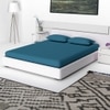 Orion Mountain Plain 400 TC Cotton Flat Super King Size Bedsheet with 2 Pillow Covers – Threads