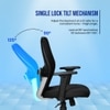 Kepler Brooks Nova MB Office Desk Chair in Black Colour